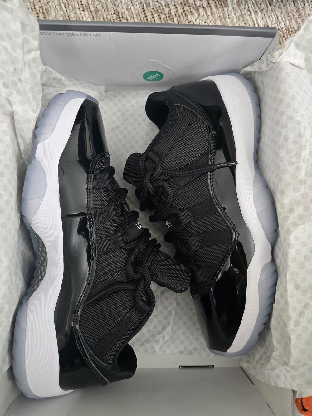 Jordan Air Jordan 11 Retro Low in Black and White